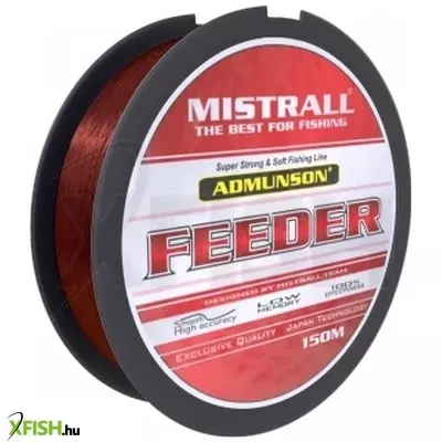 Mistrall Admunson Monofil Feeder Zsinór 150 m 0,22 mm 6,90 kg Piros