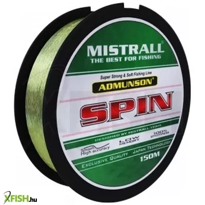 Mistrall Admunson Spin Monofil pergető zsinór 150 m 0,18 mm 5,00 kg