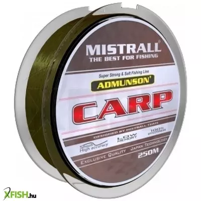 Mistrall Admunson Carp Pontyozó monofil zsinór 250M 0,40mm 20,50 kg