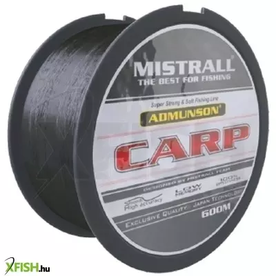 Mistrall Admunson Black Monofil Zsinór Fekete 600m 0,40mm 20,5kg