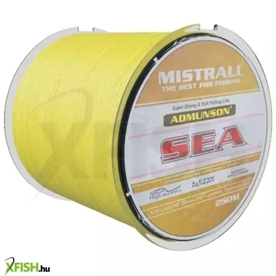 Mistrall Admunson Sea Yellow Monofil pontyozó zsinór Citromsárga 250m 0,45mm 23,1kg