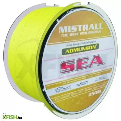 Mistrall Admunson Sea Yellow Monofil Zsinór 300m 0.35mm 15.8Kg
