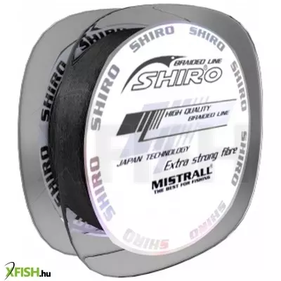 Mistrall Shiro Braided Line Univerzális Fonott zsinór Black Fekete 150 m 0,08 mm 4,35 kg
