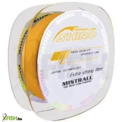 Mistrall Shiro Braided Line Fluo Univerzális Fonott Zsinór Narancssárga 150 m 0,13 mm 9,60 kg