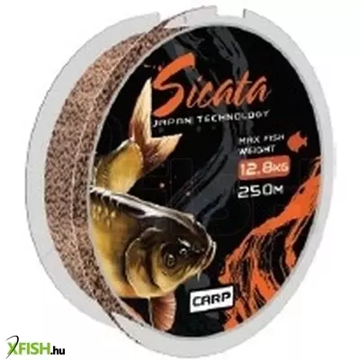 Mistrall Sicata Carp Monofil Horgász Zsinór 300m 0,22mm 10,6Kg