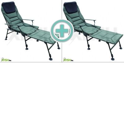 Mistrall lábtartós full kényelem horgász fotel dupla szett 3