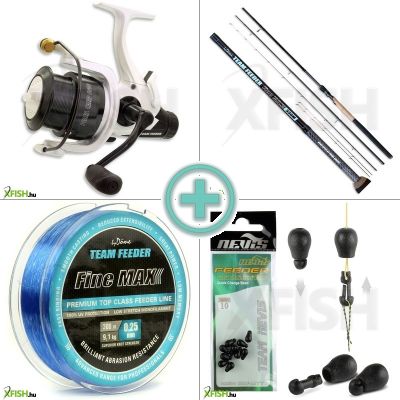 By Döme Team Feeder horgászorsó szett 28