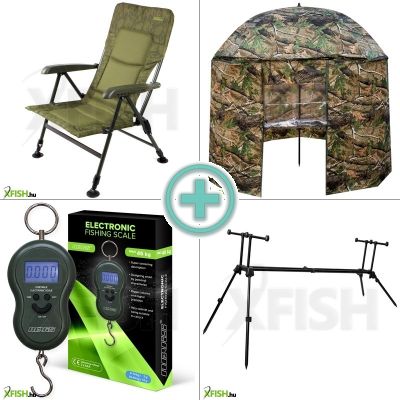 Carp Academy Szék Ernyő Rod Pod Szett 4