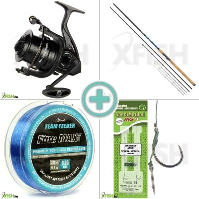 By Döme Team Feeder horgászorsó szett 31