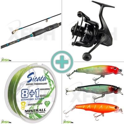 Delphin medium pergető bot szett 15
