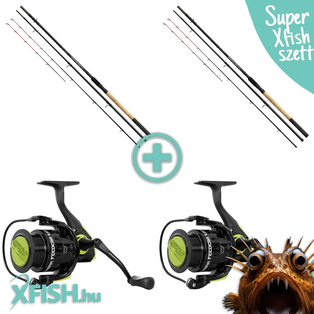 By Döme dupla Carp Fighter II Feedera 360 feeder szett 3
